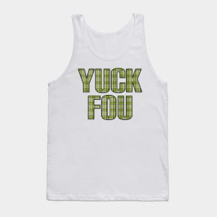 Yuck fou tartan grid Tank Top